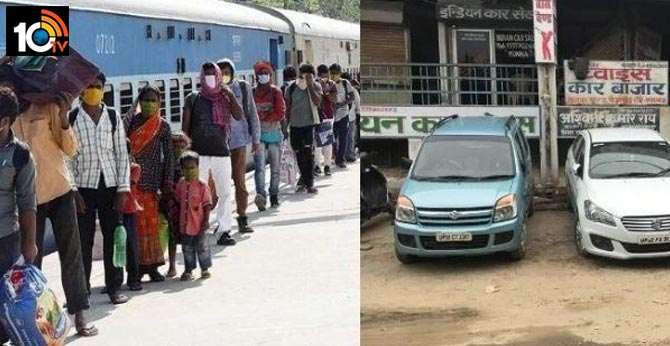 up man fails to get seat on shramik train uses savings to buy car to return home in gorakhpur