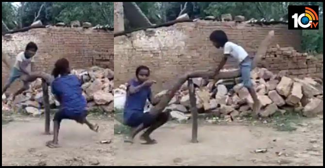 This Video Of Kids Playing On A Makeshift See-Saw In Madhya Pradesh Will Make Your Day