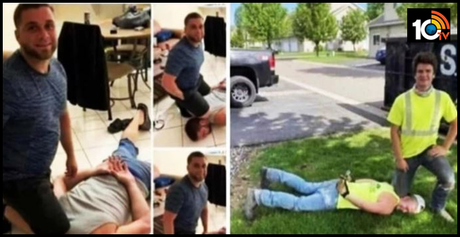 యూకేలో అమెరికా నల్లజాతీయుడు ఫ్లాయిడ్ చాలెంజ్‌లు: సోషల్ మీడియాలో పోస్టులు