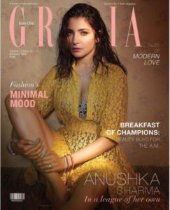 Anushka Sharma Looks Hot On The Cover Page Of Vogue India Magazine