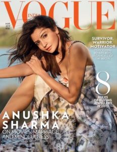 Anushka Sharma Looks Hot On The Cover Page Of Vogue India Magazine