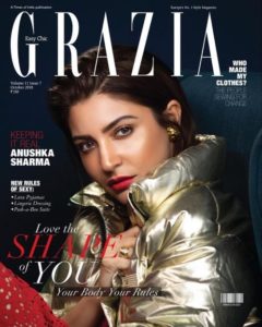 Anushka Sharma Looks Hot On The Cover Page Of Vogue India Magazine