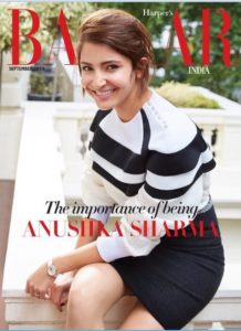 Anushka Sharma Looks Hot On The Cover Page Of Vogue India Magazine