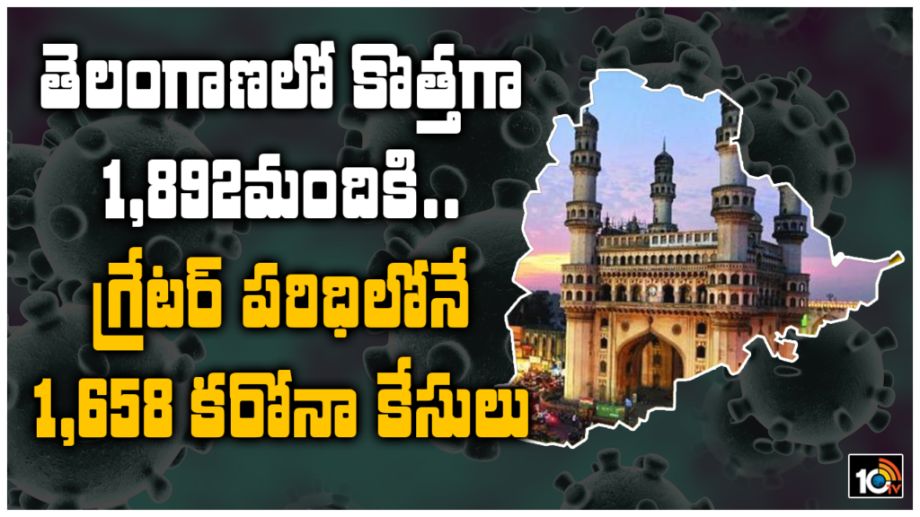 Eight deaths, 1,892 new COVID-19 cases in Telangana