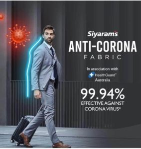 Siyaram's Launches 'Anti-Corona Fabric,' Claims It Gives 99.9% Protection From COVID-19