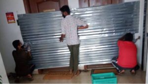 BBMP seals apartment door, removes metal sheet after picture goes viral in Bengaluru
