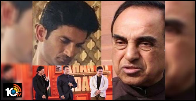 mp-subramanian-swamy-slams-bollywood-khans-silent-on-so-called-suicide-of-sushant-rajput