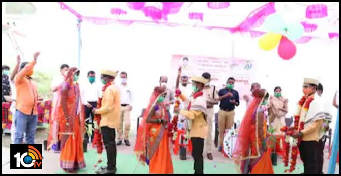 three hiv positive couples marriage in beed maharashtra