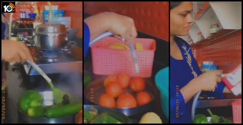 women-sanitising-vegetables-with-pressure-cooker-steam1