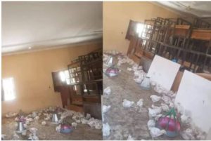 Corona effect: borno classroom transformed into a poultry farm as schools remain closed