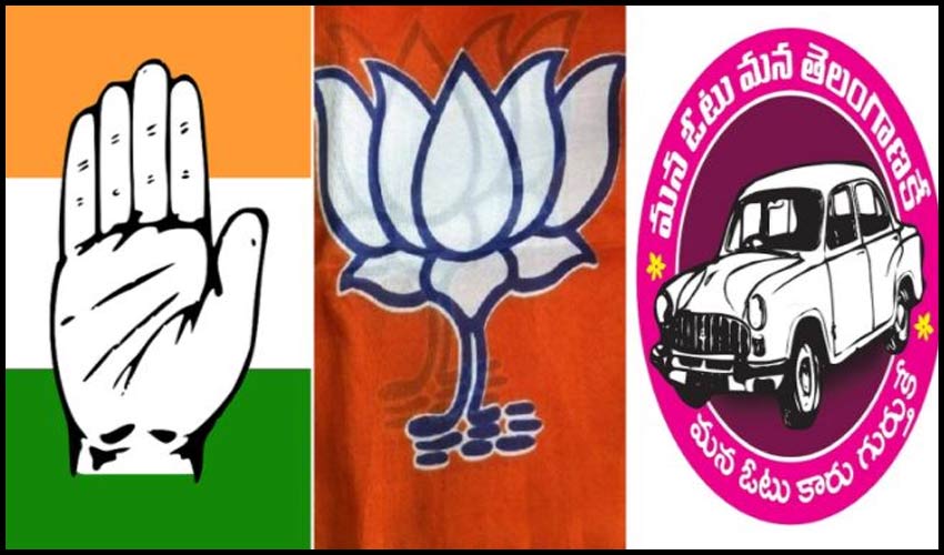 dubbaka-by-elections-triangle-fight-between-congress-trs-and-bjp