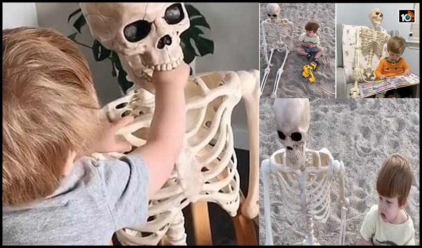 american-boy-brings-his-favorite-five-foot-halloween-skeleton-everywhere