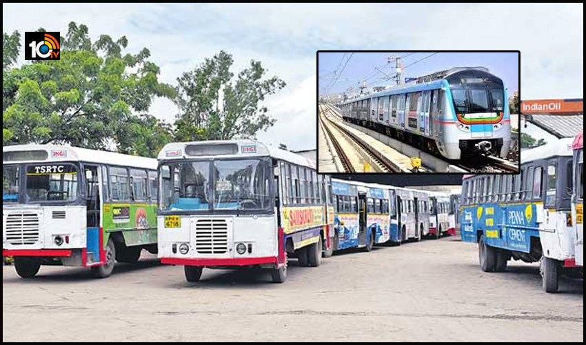 హైదరాబాద్లో త్వరలో మెట్రో సర్వీసులు రెడీ…. మరి సిటీ బస్సులు? హైదరాబాద్లో త్వరలో మెట్రో సర్వీసులు రెడీ…. మరి సిటీ బస్సులు?