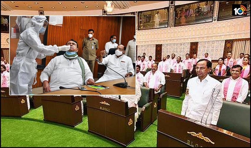 తెలంగాణ అసెంబ్లీ : 6 అడుగుల భౌతిక దూరం, అసెంబ్లీలో 40 సీట్లు, మండలిలో 8 సీట్లు అదనం తెలంగాణ అసెంబ్లీ : 6 అడుగుల భౌతిక దూరం, అసెంబ్లీలో 40 సీట్లు, మండలిలో 8 సీట్లు అదనం