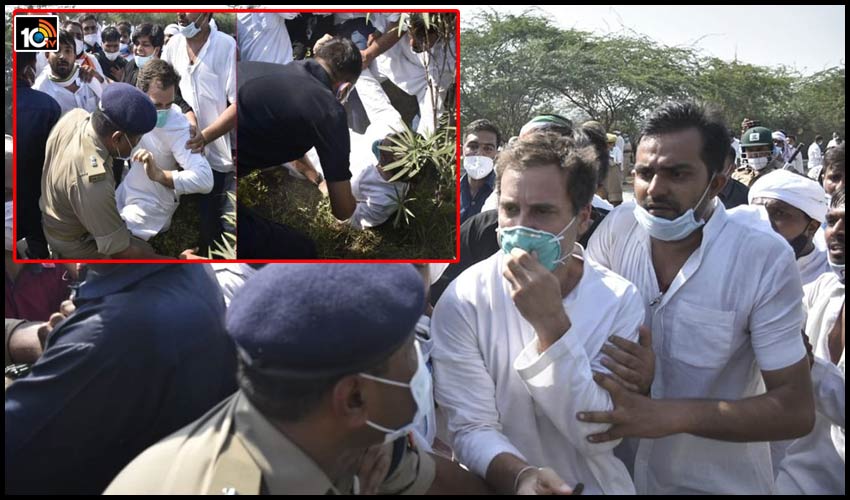 రాహుల్ గాంధీ అరెస్ట్ …పోలీసులు తనపై లాఠీచార్జ్ చేశారన్న కాంగ్రెస్ నేత రాహుల్ గాంధీ అరెస్ట్ …పోలీసులు తనపై లాఠీచార్జ్ చేశారన్న కాంగ్రెస్ నేత