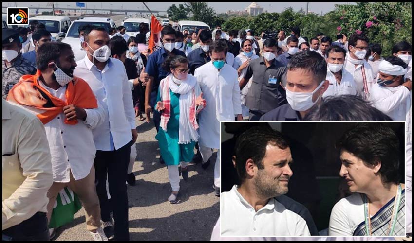 hathras tension : హత్రాస్ కు రాహుల్, ప్రియాంక గాంధీ hathras tension : హత్రాస్ కు రాహుల్, ప్రియాంక గాంధీ