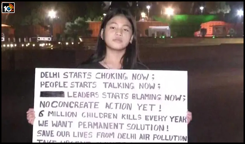 nine-year-old-girl-climate-activist-camps-outside-rashtrapati-bhavan-seeking-better-air-for-delhi