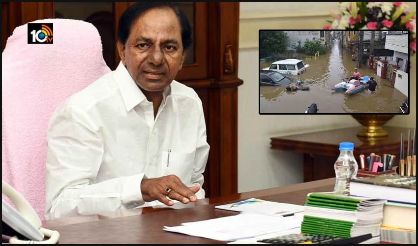 భారీ వర్షాలపై సీఎం కేసీఆర్ సమీక్ష, కేంద్రానికి లేఖ, రూ. 5 వేల కోట్ల నష్టం, రూ. 1,350 కోట్లు ఇవ్వాలి భారీ వర్షాలపై సీఎం కేసీఆర్ సమీక్ష, కేంద్రానికి లేఖ, రూ. 5 వేల కోట్ల నష్టం, రూ. 1,350 కోట్లు ఇవ్వాలి