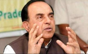 BJP MP Subrahmanian swamy