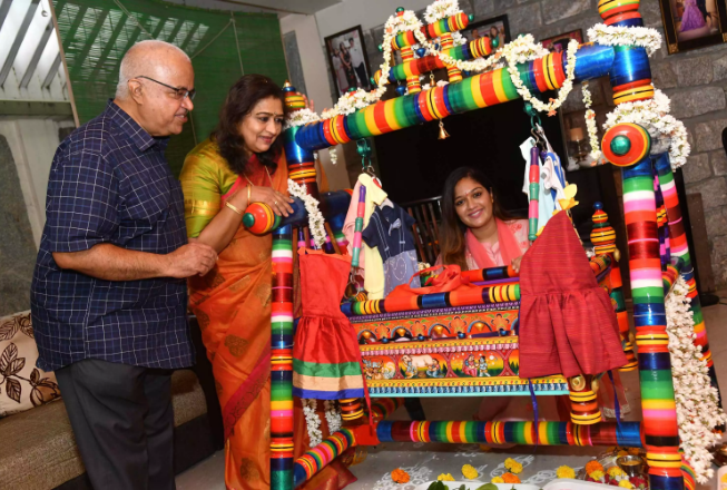 Meghana Raj Family