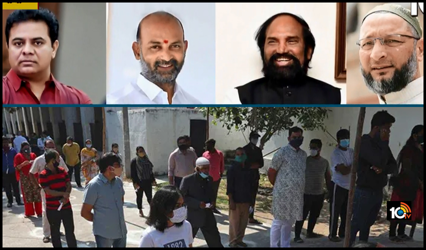 గ్రేటర్లో గెలుపెవరిది? ఓటర్లు ఎవరికి పట్టం కడతారు? గ్రేటర్లో గెలుపెవరిది? ఓటర్లు ఎవరికి పట్టం కడతారు?