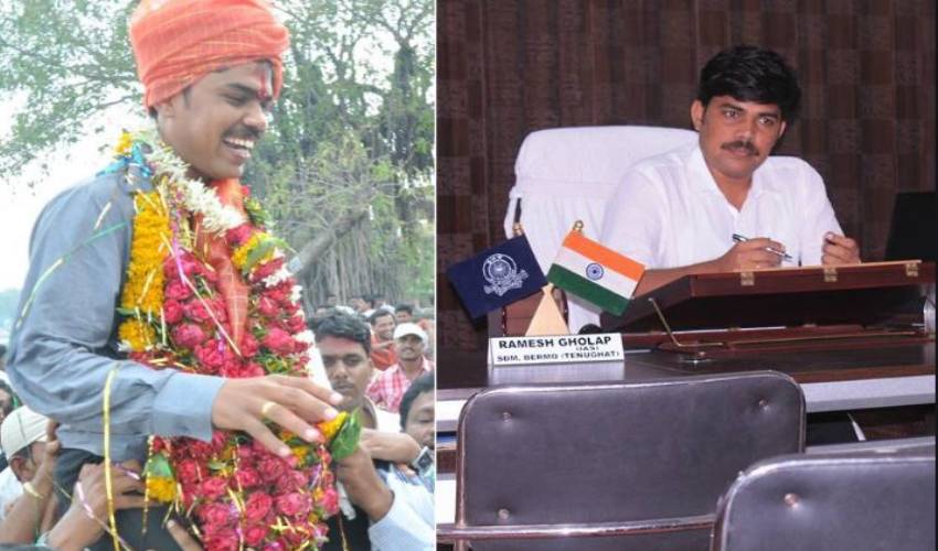 Maharashtra _ bangle seller  Ramesh gholap to an IAS