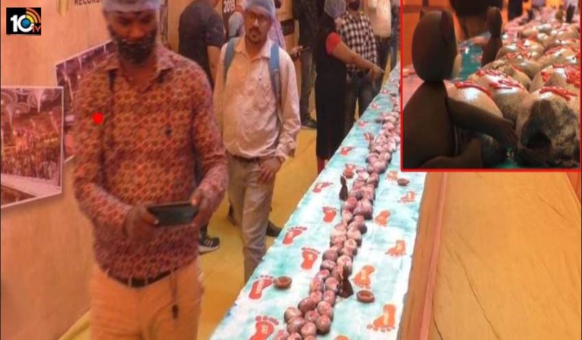 48 అడుగుల ‘రామసేతు’ కేక్…రామాయణంలో వానరాలు నిర్మించినట్లే ఉంది..!! 48 అడుగుల ‘రామసేతు’ కేక్…రామాయణంలో వానరాలు నిర్మించినట్లే ఉంది..!!