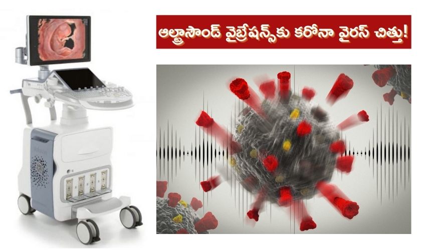 Ultrasound has potential to damage novel coronaviruses