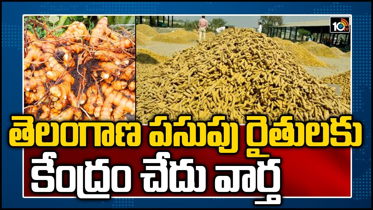 తెలంగాణ పసుపు రైతులకు కేంద్రం చేదు వార్త