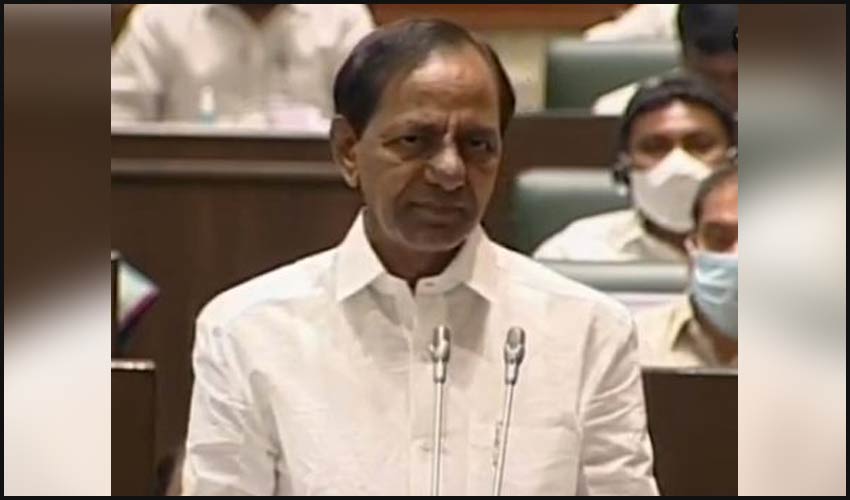 Cm Kcr Criticizes Congress In Assembly Meetings