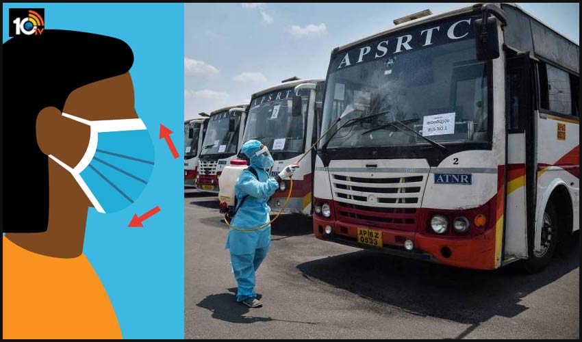 Must To Wear Mask To Travel In Apsrtc Bus1