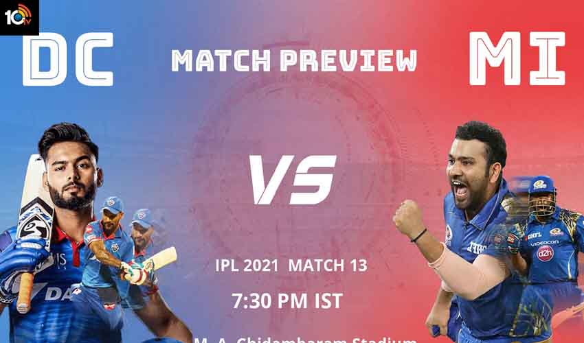 Ipl 2021 Mi Vs Dc