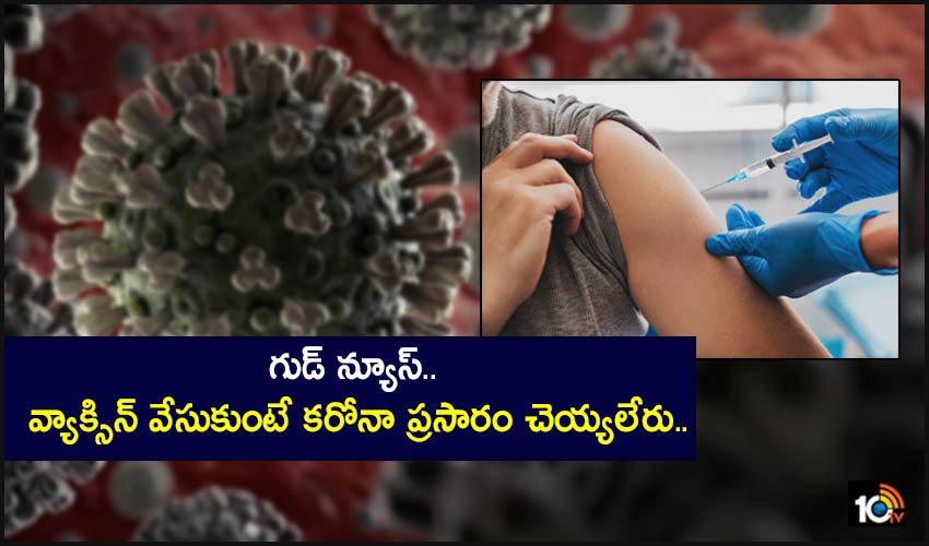 Good News It Looks Like Vaccinated People Cant Carry Or Spread The Virus