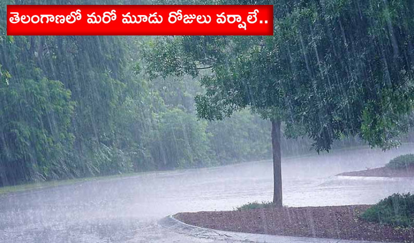 Another Three Days Rains In Telangana State