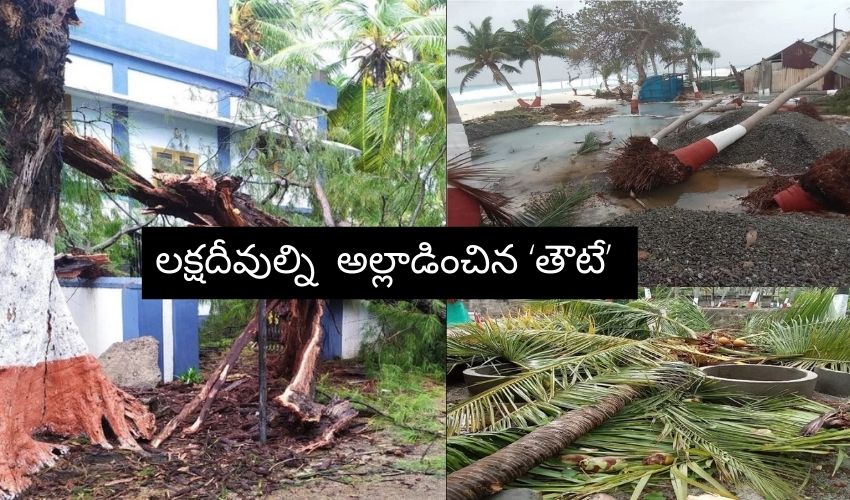 Cyclone Tauktae: లక్షదీవుల్ని అల్లాడించిన ‘తౌటే’ Cyclone Tauktae: లక్షదీవుల్ని అల్లాడించిన ‘తౌటే’