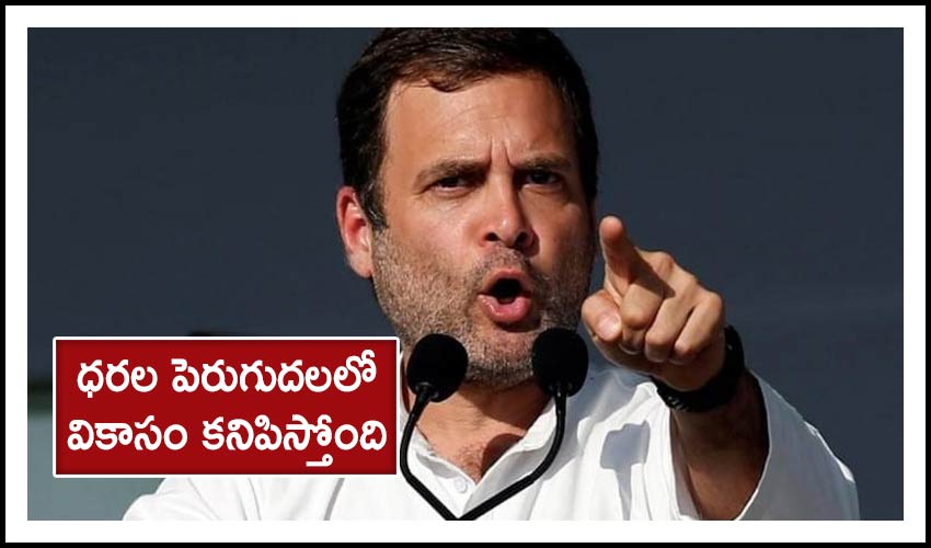 Congress Leader Rahul Gandhi Slams Government For Rise In Fuel Prices