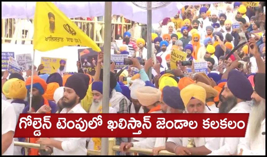 On 37th Anniversary Of Operation Blue Star Posters Of Bhindranwale Khalistani Flags Seen At Golden Temple