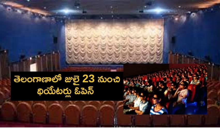 Cinema Theatres Open In Telangana