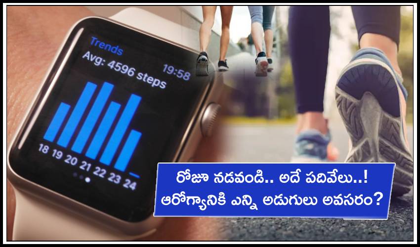 Walking 10,000 Steps : రోజూ నడవండి.. అదే పదివేలు..! ఆరోగ్యానికి నిజంగా నడక అవసరమా? Walking 10,000 Steps : రోజూ నడవండి.. అదే పదివేలు..! ఆరోగ్యానికి నిజంగా నడక అవసరమా?