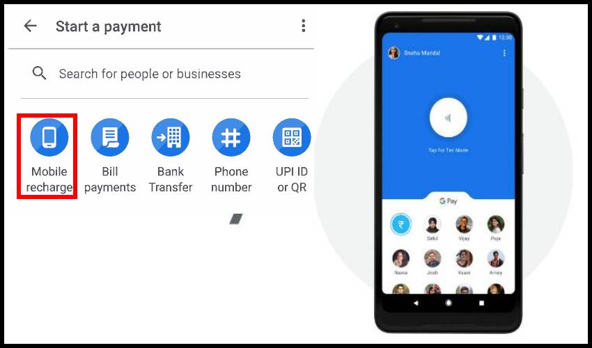 How To Recharge Jio, Airtel, Vodafone Number Via Google Pay