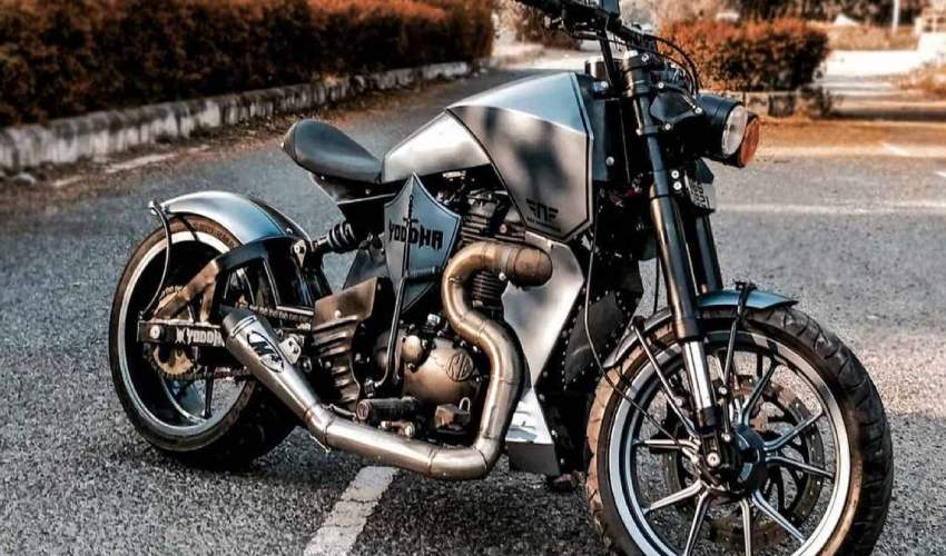 Modified Royal Enfield Thunderbird From Neev Motorcycles Wants To Be A Street Fighter (2)