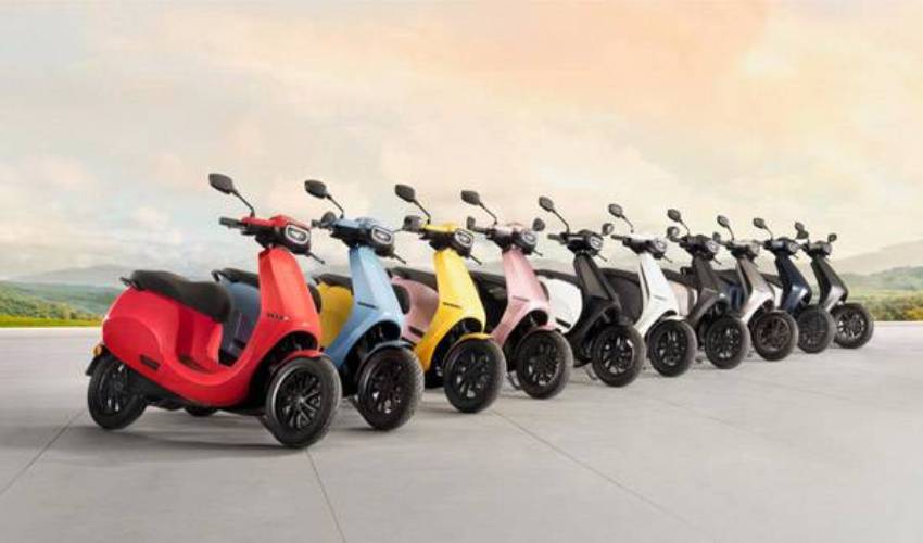 Ola Electric Announces 10 Colour Options For E Scooters