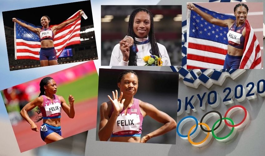 Allyson Felix : స్వర్ణాల రాణి,ఒలింపిక్స్ లో 10 పతకాలు సాధించిన క్రీడాకారిణిగా రికార్డు Allyson Felix : స్వర్ణాల రాణి,ఒలింపిక్స్ లో 10 పతకాలు సాధించిన క్రీడాకారిణిగా రికార్డు