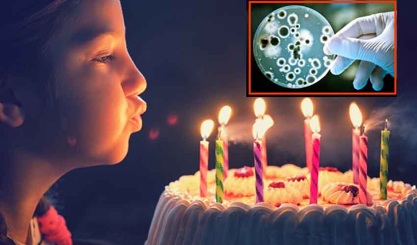 Cake Candles : కేకులపై క్యాండిల్స్ ఊదడం ఎంత ప్రమాదమో తెలుసా? Cake Candles : కేకులపై క్యాండిల్స్ ఊదడం ఎంత ప్రమాదమో తెలుసా?