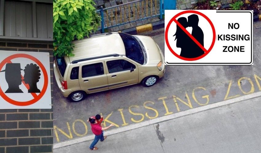 No Kissing Zone