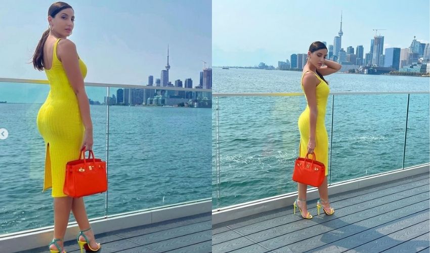 Nora Fatehi: యెల్లో డ్రెస్లో బాహుబలి భామ.. పిక్స్ వైరల్! Nora Fatehi: యెల్లో డ్రెస్లో బాహుబలి భామ.. పిక్స్ వైరల్!