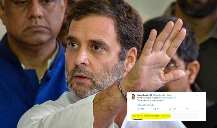 Rahul Gandhi’s Tweet: రాహుల్ గాంధీ ట్వీట్ డిలీట్ చేసిన ట్విట్టర్ Rahul Gandhi’s Tweet: రాహుల్ గాంధీ ట్వీట్ డిలీట్ చేసిన ట్విట్టర్