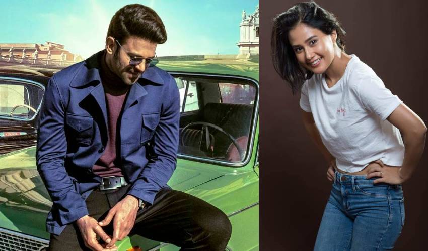 Sasha Chettri : ప్రభాస్ పక్కన ఎయిర్టెల్ బ్యూటీ.. Sasha Chettri : ప్రభాస్ పక్కన ఎయిర్టెల్ బ్యూటీ..