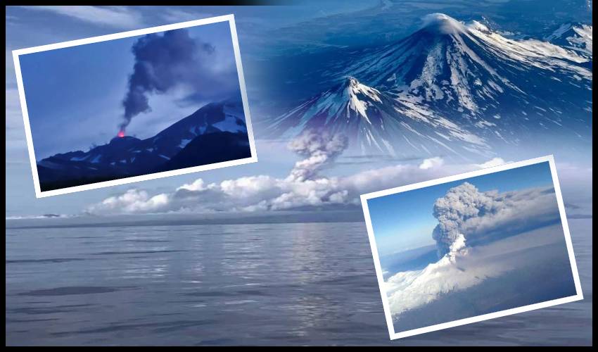 Three Volcanoes Are Erupting Simultaneously On Alaskan Island Chain