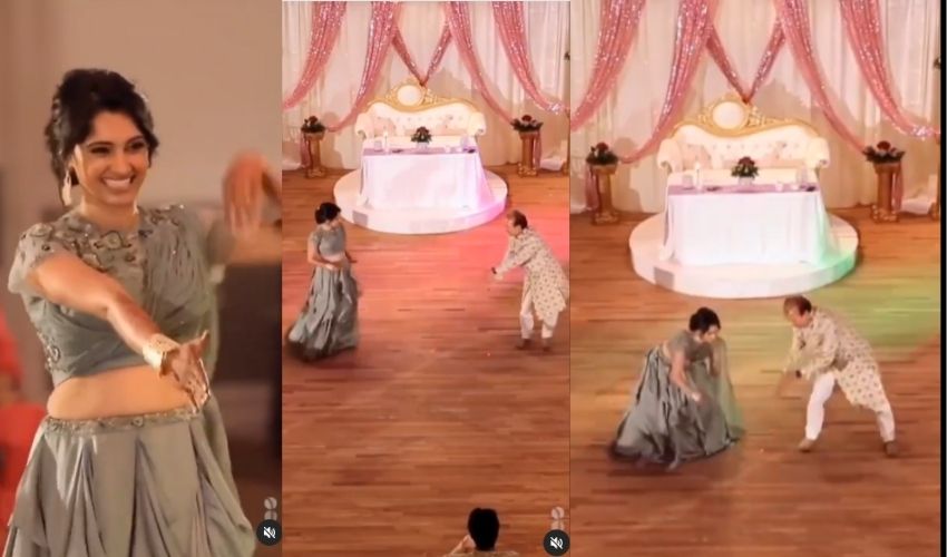 Viral Video: తండ్రితో కలిసి స్టెప్పులేసిన పెళ్లి కూతురు.. వైరల్! Viral Video: తండ్రితో కలిసి స్టెప్పులేసిన పెళ్లి కూతురు.. వైరల్!